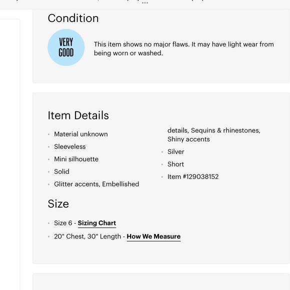 ASOS Sequined Formal Tiger Pattern Silver Dress / Top Sz 6 - Picture 5 of 7